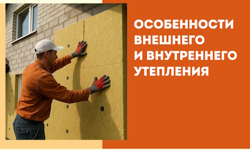 Какие особенности внешнего и внутреннего утепления в Ленинске-Кузнецком