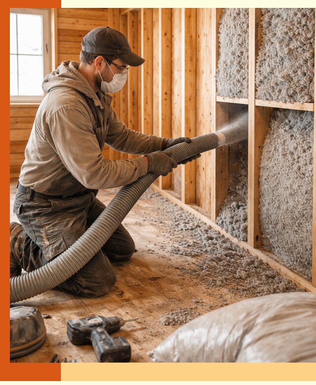 Утепление дачного дома эковатой в Ленинске-Кузнецком — быстро и надёжно