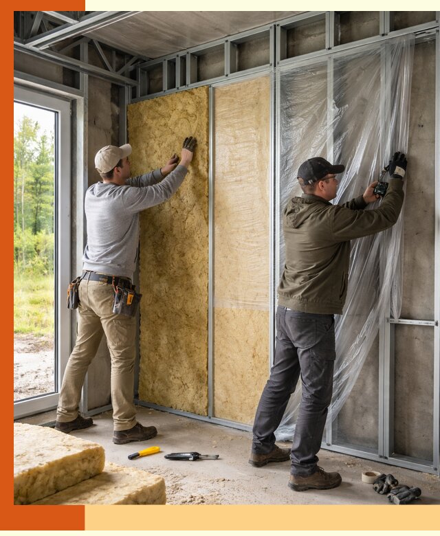 Утепление дома из ЛСТК в Ленинске-Кузнецком с гарантией качества и эффективности