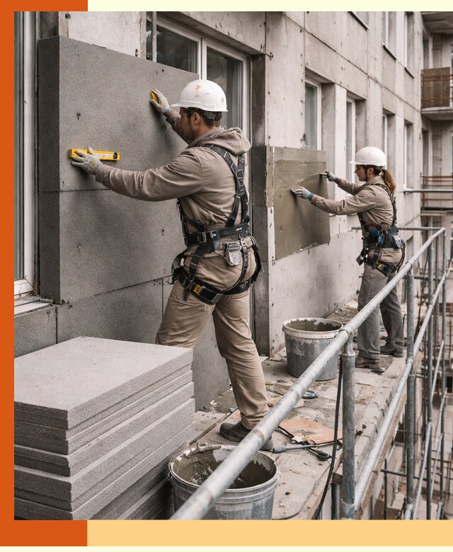 Утепление квартиры снаружи под ключ в Ленинске-Кузнецком