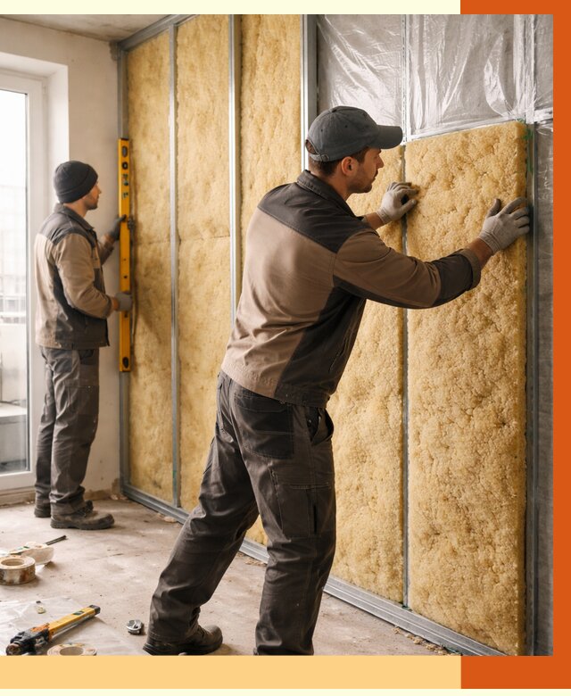 Утепление квартиры изнутри в Ленинске-Кузнецком от 4446 руб. за м2 | Проф. работы ТепломастерЛнн