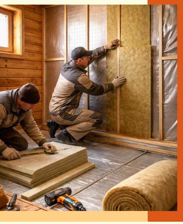 Утепление бани изнутри в Ленинске-Кузнецком под ключ от 4293 руб./м² | ТепломастерЛнн