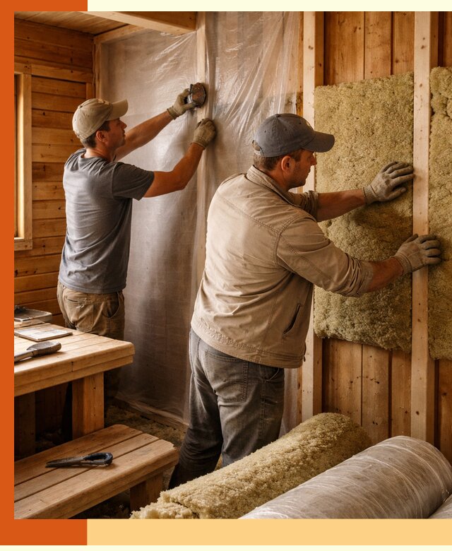 Утепление бани изнутри в Ленинске-Кузнецком качественно и недорого