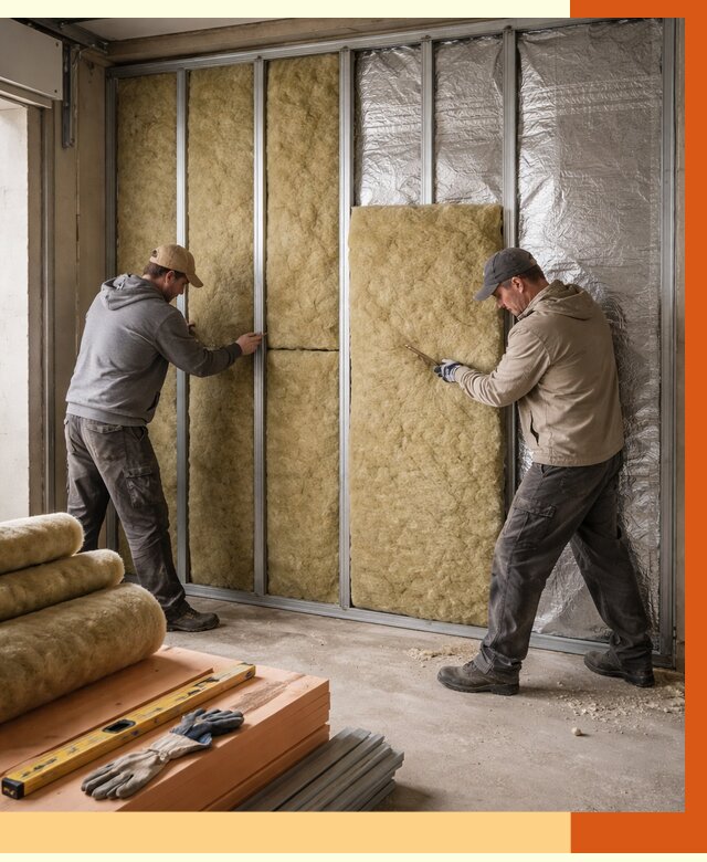 Утепление гаража изнутри в Ленинске-Кузнецком от 7666 руб/м2 — работы и цена | ТепломастерЛнн