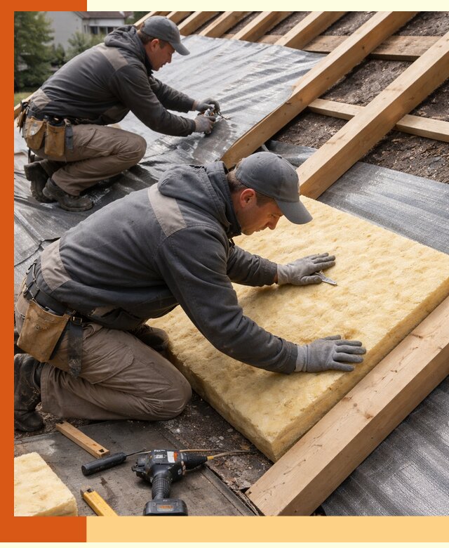 Профессиональное утепление крыши в Ленинске-Кузнецком качественно и надежно