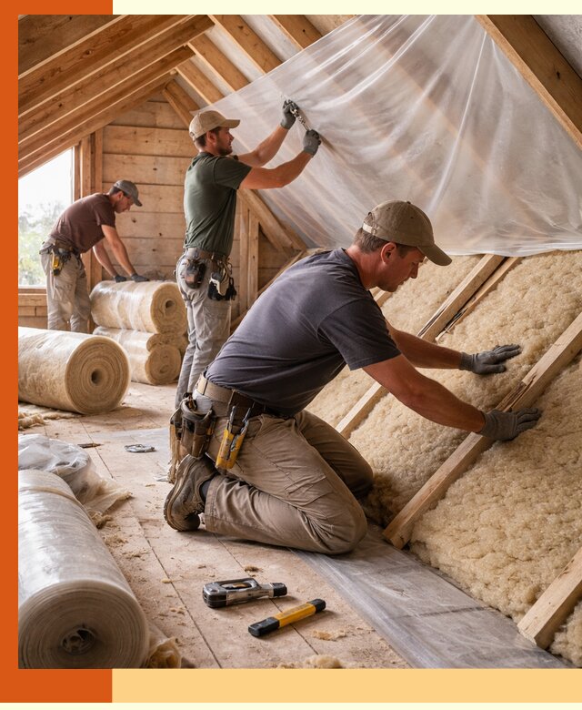 Утепление крыши изнутри в Ленинске-Кузнецком: профессионально и надежно