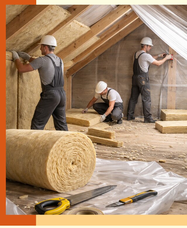 Профессиональное утепление мансарды в Ленинске-Кузнецком качественно и надежно