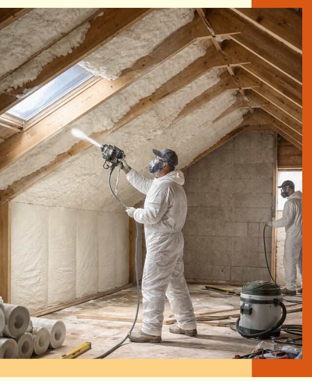 Утепление мансарды ППУ в Ленинске-Кузнецком от 2811 руб./м² — заказать под ключ | ТепломастерЛнн