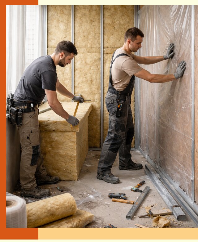 Профессиональное утепление лоджии в Ленинске-Кузнецком эффективно и надежно