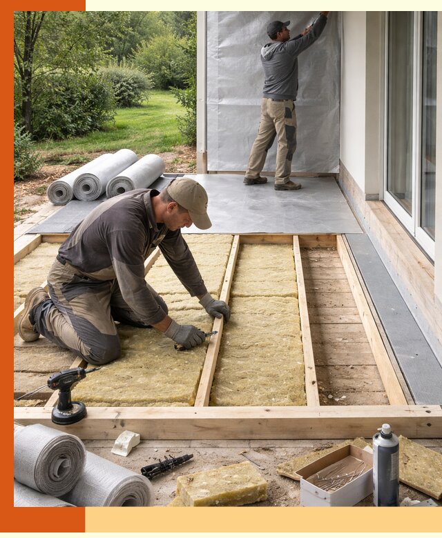 Утепление террасы в Ленинске-Кузнецком — тепло и защита круглогодично