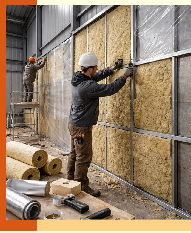 Утепление ангара в Ленинске-Кузнецком — профессиональная теплоизоляция помещений