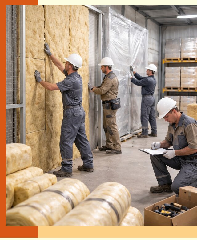 Утепление склада готовой продукции в Ленинске-Кузнецком качественно и быстро