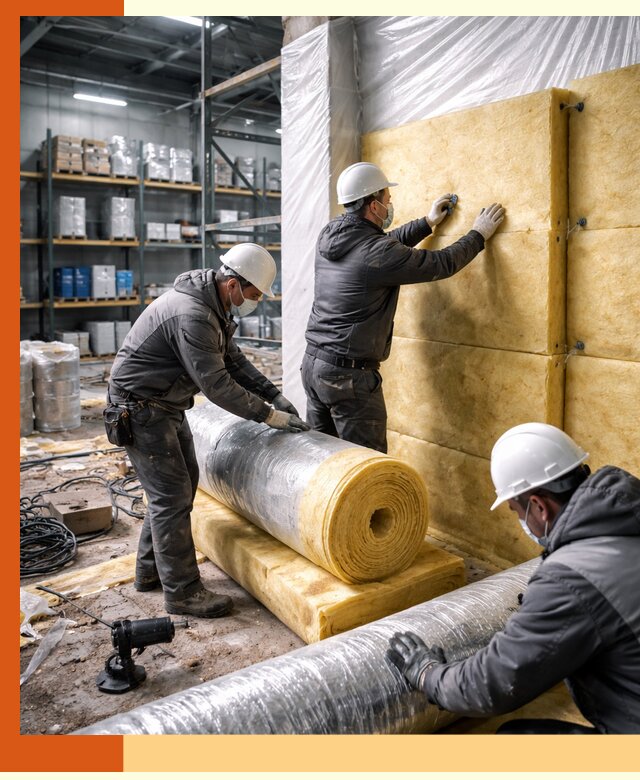 Утепление склада химсырья в Ленинске-Кузнецком: безопасная и эффективная изоляция