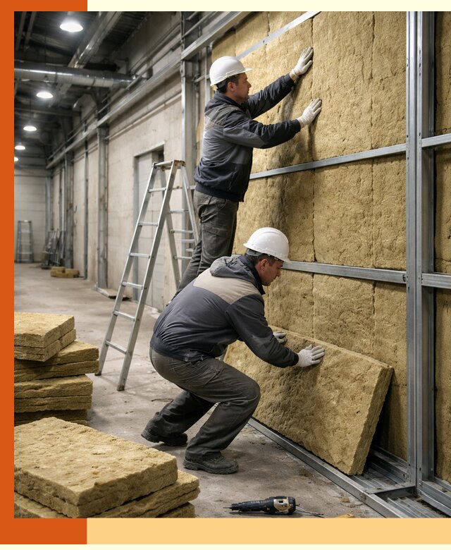 Утепление цеха под ключ в Ленинске-Кузнецком с гарантией качества