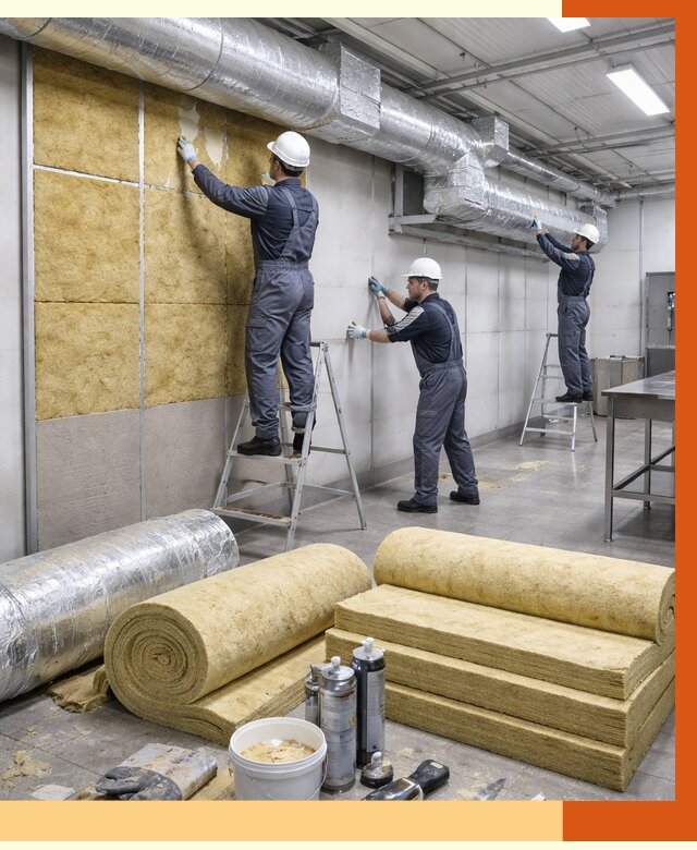 Утепление пищевого цеха в Ленинске-Кузнецком от 12776 руб./м² — комплексно под ключ | ТепломастерЛнн