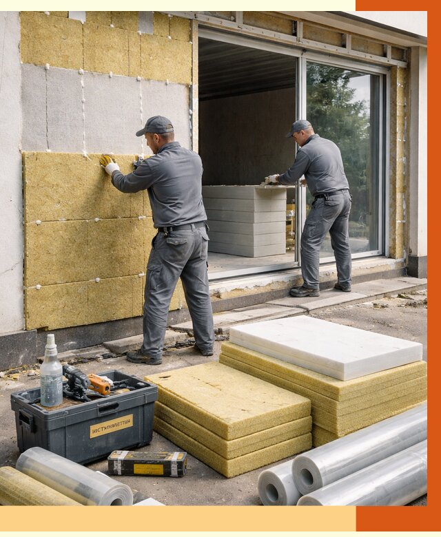 Утепление торгового павильона в Ленинске-Кузнецком от 14820 руб./м² под ключ | ТепломастерЛнн