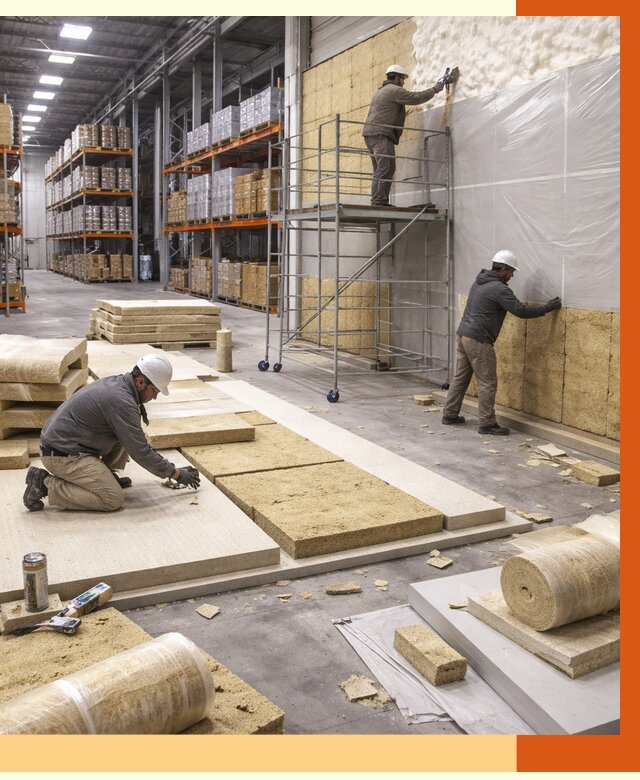 Утепление складского терминала в Ленинске-Кузнецком от 7666 руб./м² под ключ | ТепломастерЛнн