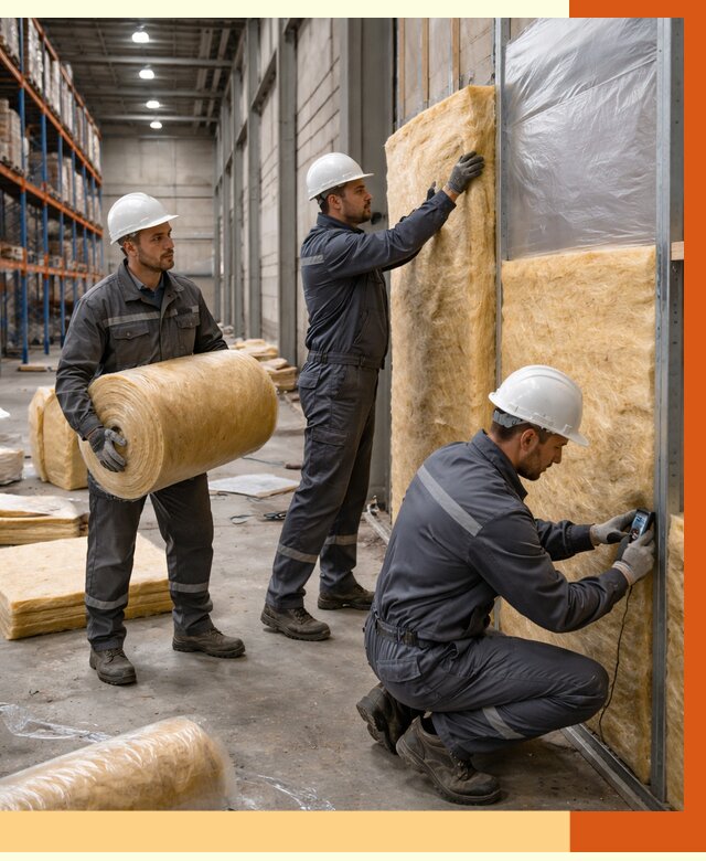 Утепление логистического центра в Ленинске-Кузнецком от 4599 руб/м² под ключ | ТепломастерЛнн