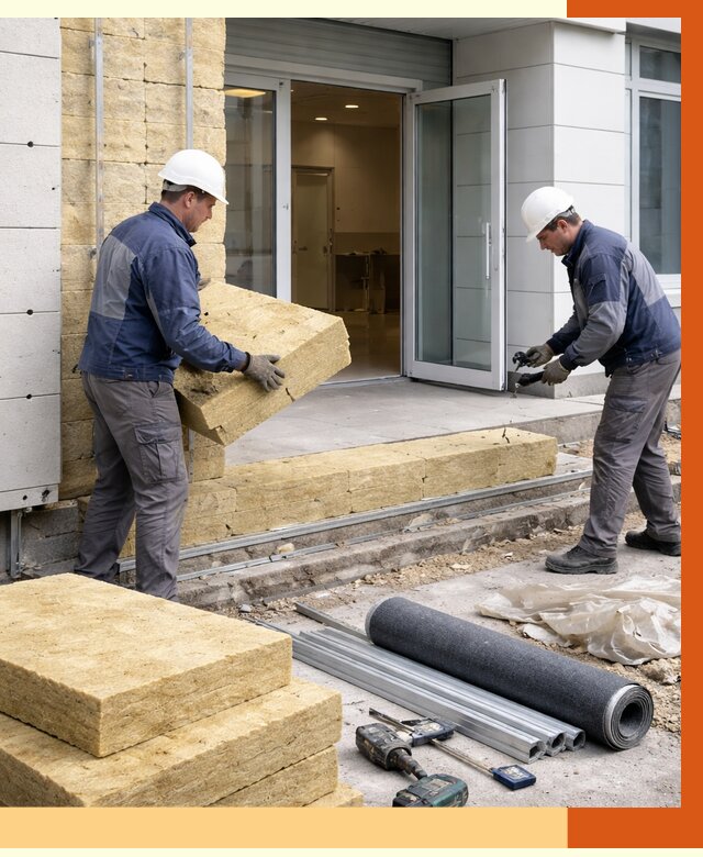 Утепление медицинского центра в Ленинске-Кузнецком под ключ от 12776 руб./м² | ТепломастерЛнн