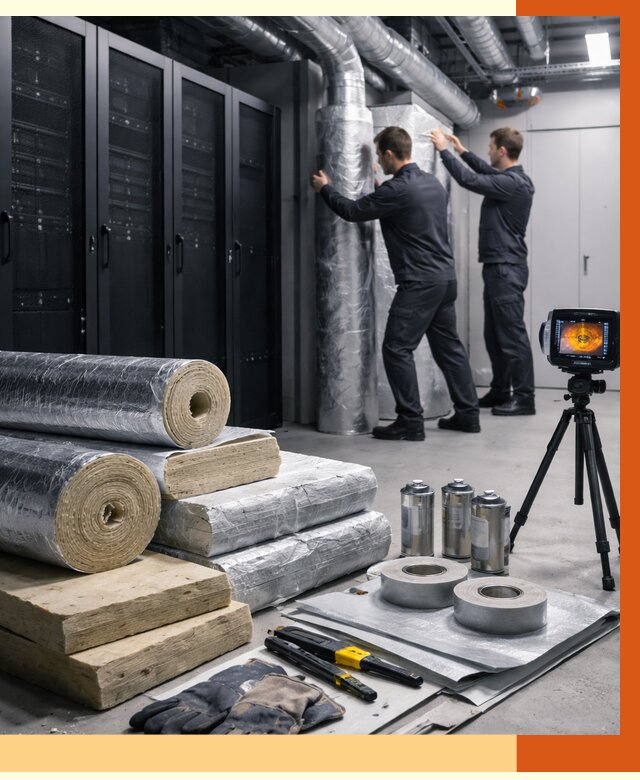 Утепление серверной в Ленинске-Кузнецком от 8688 руб./м² — комплексно под ключ | ТепломастерЛнн