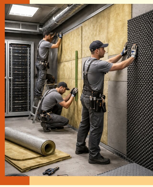 Утепление серверной комнаты профессионально в Ленинске-Кузнецком