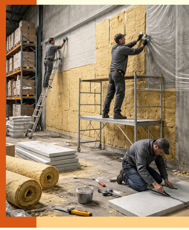 Утепление холодного склада под ключ в Ленинске-Кузнецком