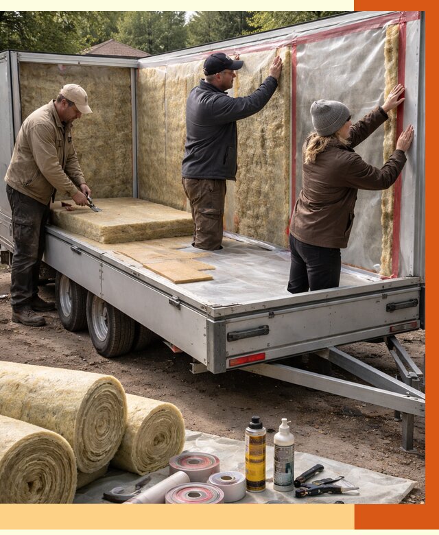 Утепление прицепа в Ленинске-Кузнецком под ключ от 12776 руб. — комплекс от ТепломастерЛнн