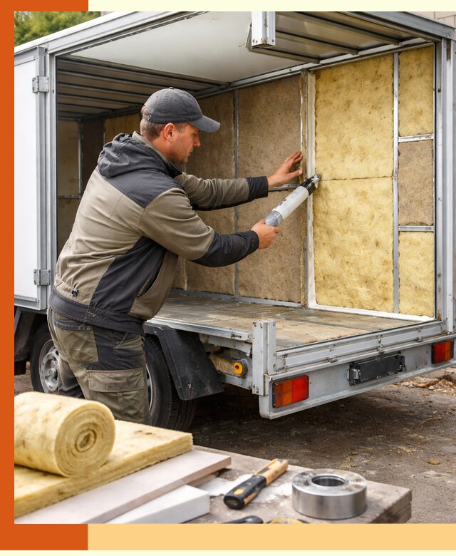 Профессиональное утепление прицепа в Ленинске-Кузнецком для любых условий