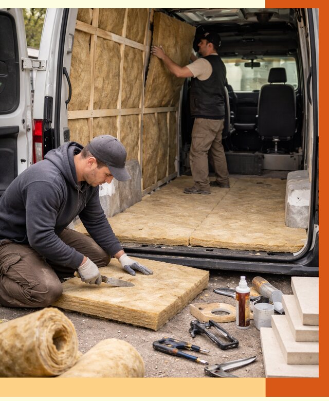 Утепление кемпера в Ленинске-Кузнецком под ключ от 12265 руб. — профессионально | ТепломастерЛнн