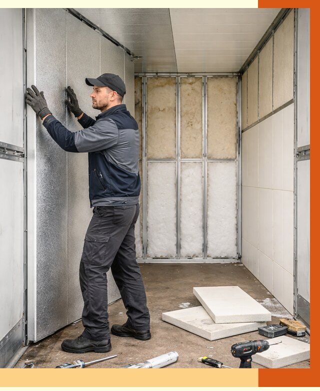 Утепление холодильного кузова в Ленинске-Кузнецком от 13798 руб. под ключ | ТепломастерЛнн