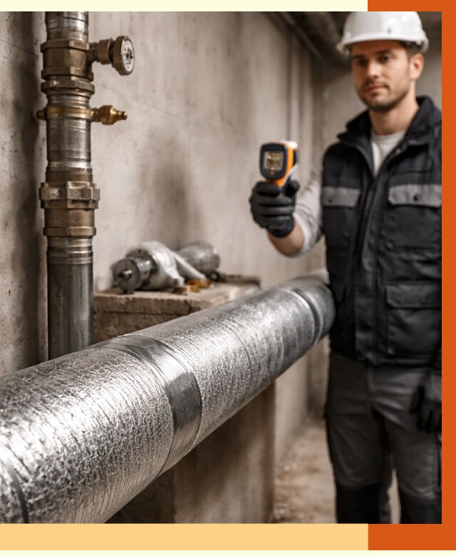 Утепление труб водоснабжения в Ленинске-Кузнецком от 8688 руб. за м² — услуги ТепломастерЛнн