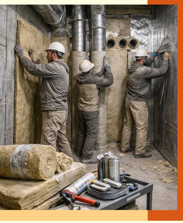 Утепление венткамеры в Ленинске-Кузнецком под ключ от 1482 руб. — профессионально | ТепломастерЛнн