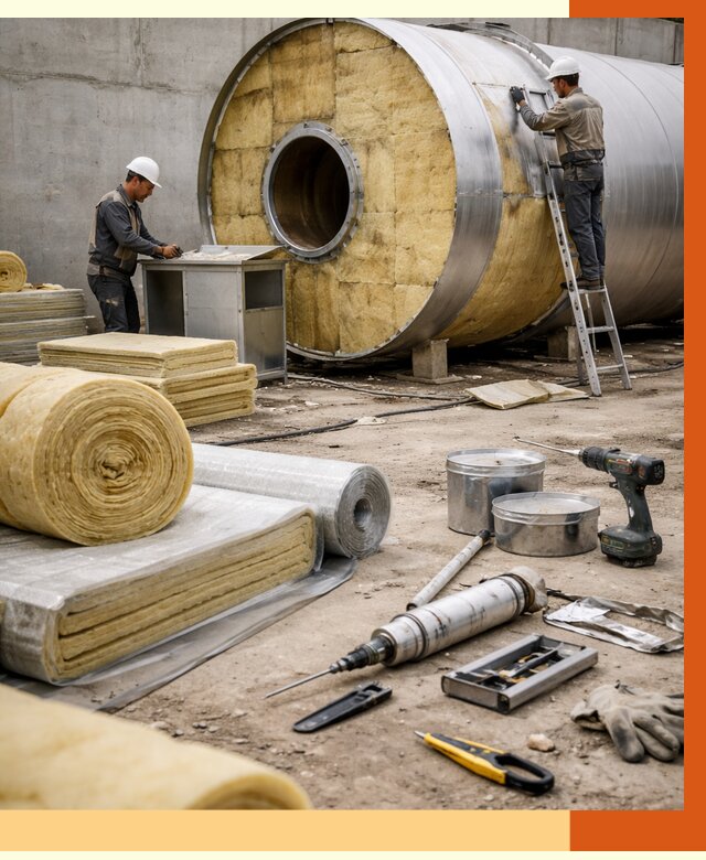 Утепление резервуара с топливом в Ленинске-Кузнецком от 28108 руб. под ключ | ТепломастерЛнн