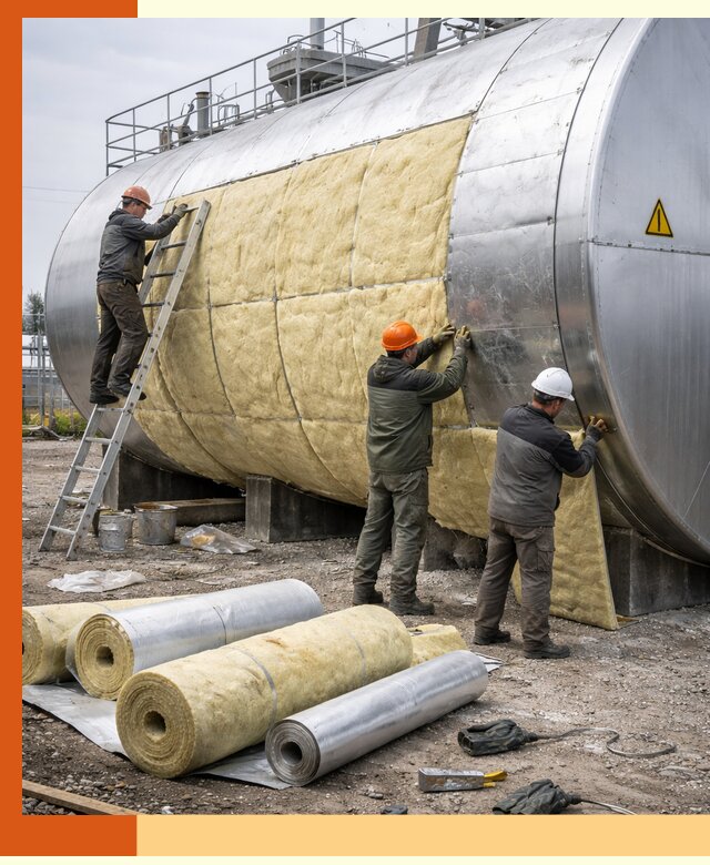 Утепление резервуаров с топливом в Ленинске-Кузнецком надежно и экономично