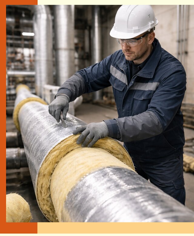 Утепление технологического оборудования и заводских установок в Ленинске-Кузнецком