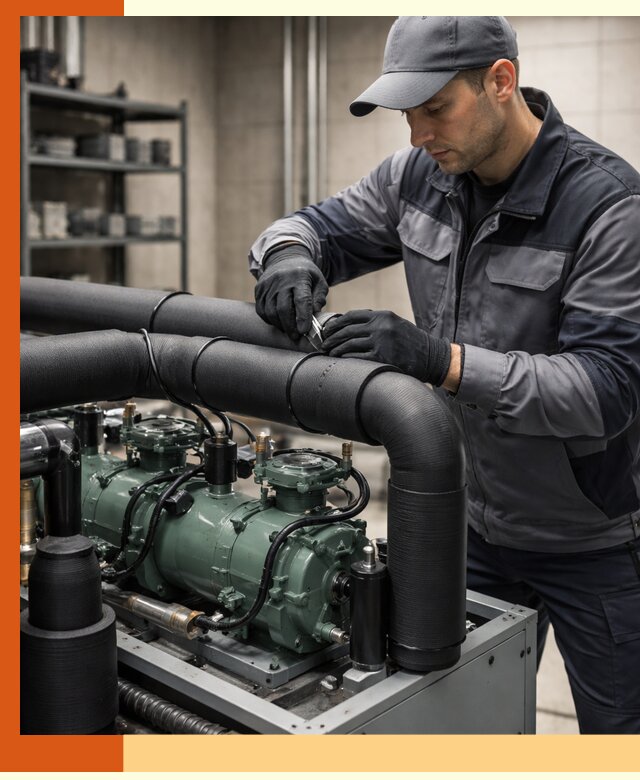 Утепление холодильного агрегата и теплоизоляция в Ленинске-Кузнецком