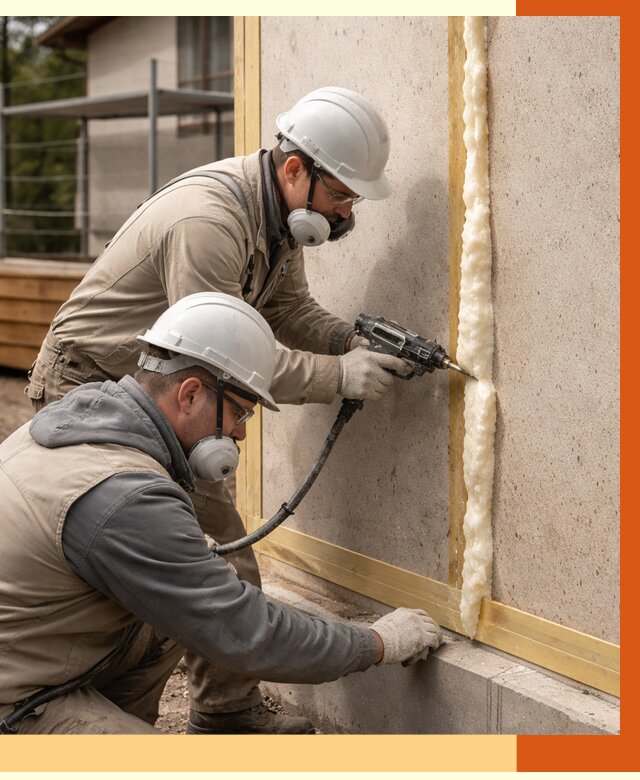 Утепление сип панелей ППУ в Ленинске-Кузнецком от 4906 руб. под ключ | ТепломастерЛнн