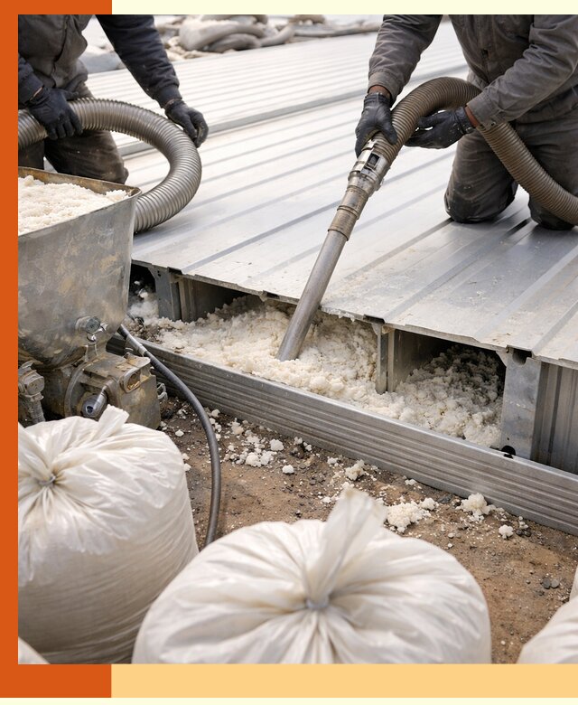 Заполнение пустот кровельных панелей пенными и мокрыми герметиками в Ленинске-Кузнецком