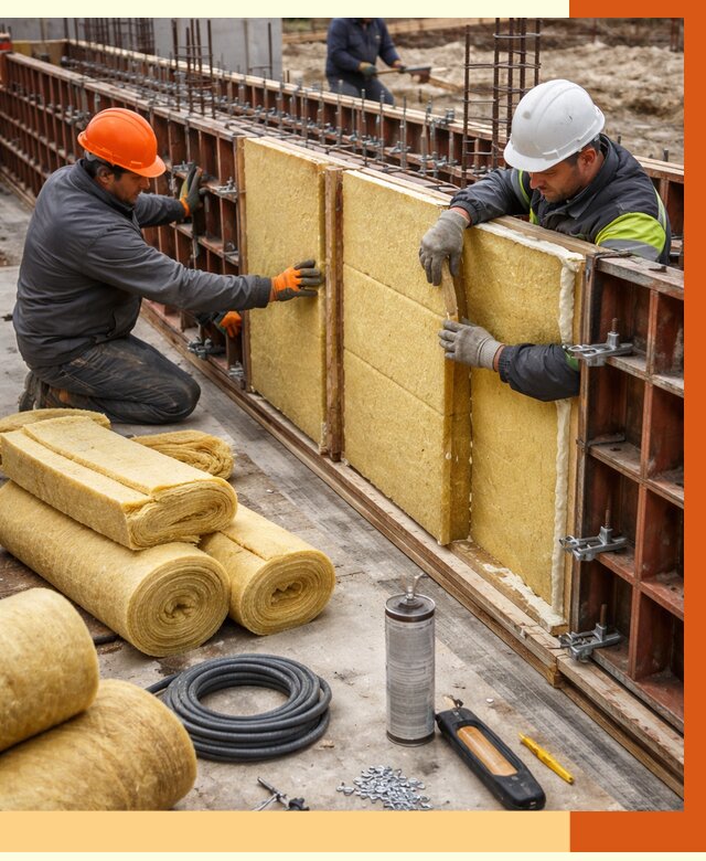 Теплоизоляция опалубки в Ленинске-Кузнецком от 7359 руб. за м2 — услуги и монтаж | ТепломастерЛнн