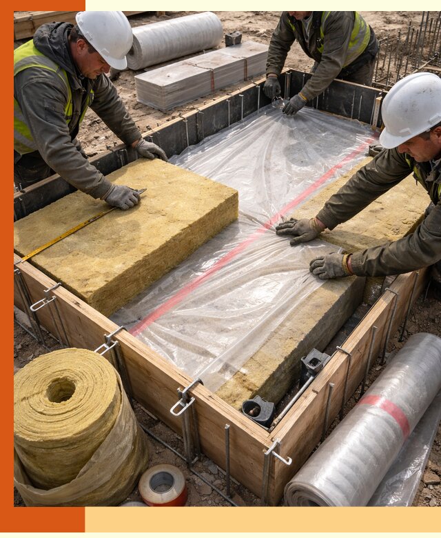 Теплоизоляция опалубки для строительства в Ленинске-Кузнецком