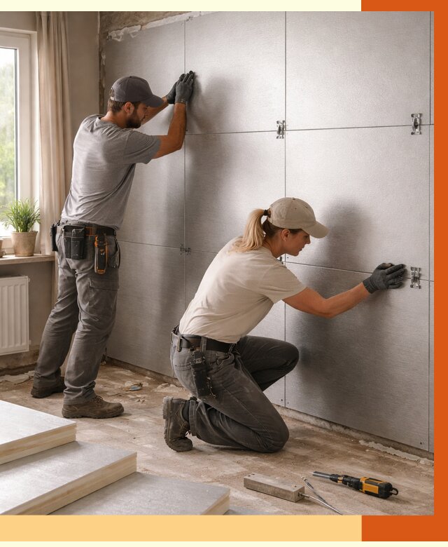 Утепление PIR панелями в Ленинске-Кузнецком от 4293 руб. под ключ | ТепломастерЛнн