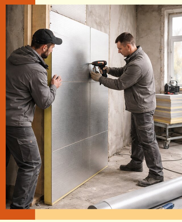 Утепление PIR панелями домов и зданий в Ленинске-Кузнецком