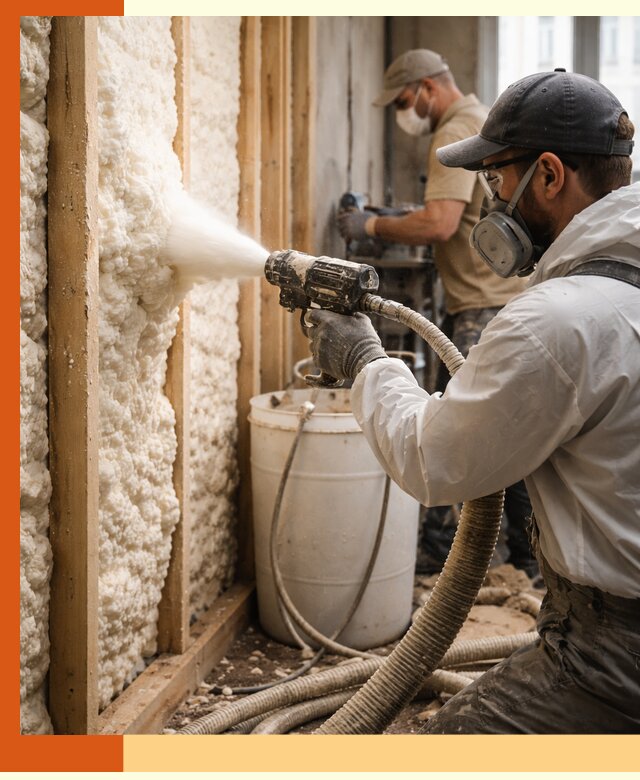 Утепление пеноизолом жилых и коммерческих объектов в Ленинске-Кузнецком