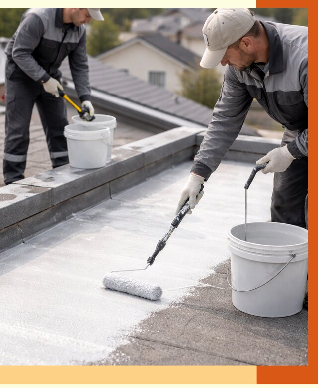 Утепление кровли жидкой теплоизоляцией в Ленинске-Кузнецком от 2198 руб./м2 | ТепломастерЛнн