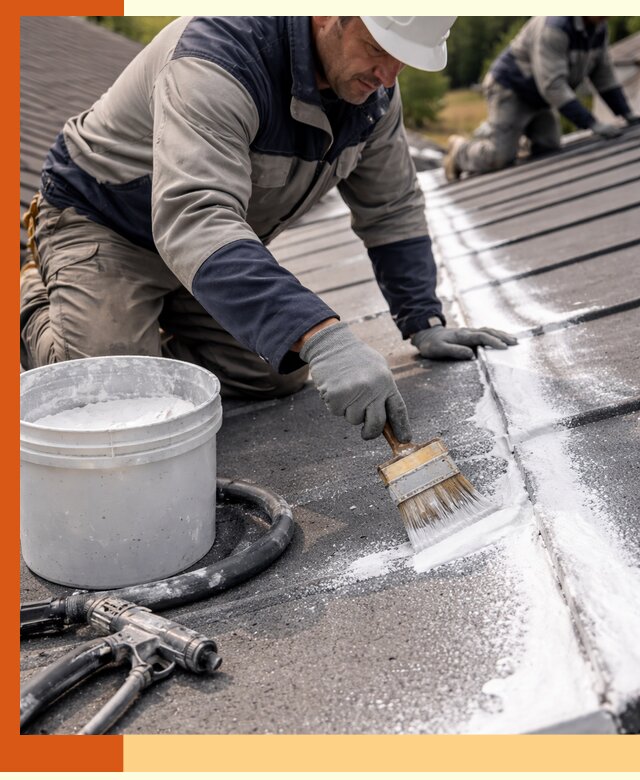 Утепление кровли жидкой теплоизоляцией в Ленинске-Кузнецком