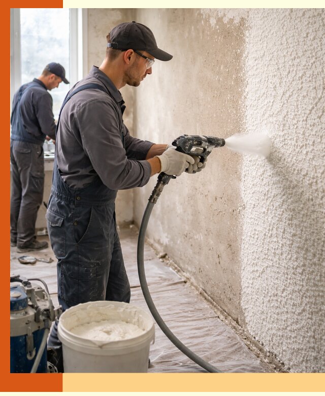 Утепление стен жидкой теплоизоляцией в Ленинске-Кузнецком для квартир и домов