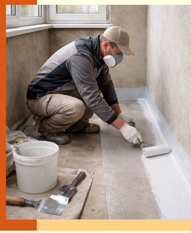 Утепление балкона жидкой теплоизоляцией в Ленинске-Кузнецком