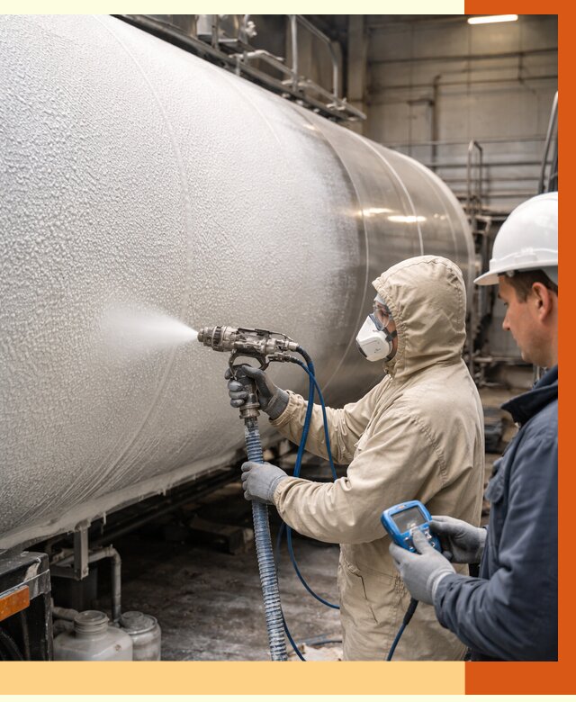 Утепление автоцистерны жидкой теплоизоляцией в Ленинске-Кузнецком от 14820 руб. под ключ | ТепломастерЛнн