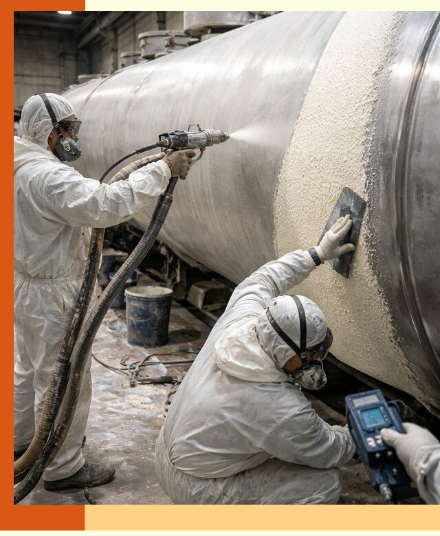 Утепление автоцистерн жидкой теплоизоляцией в Ленинске-Кузнецком