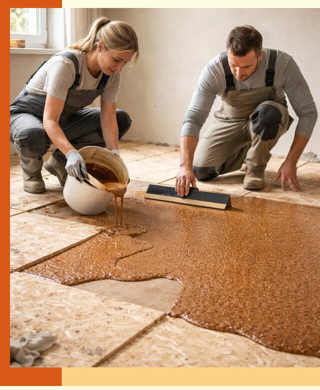 Утепление пола жидкой пробкой в Ленинске-Кузнецком для квартир и домов